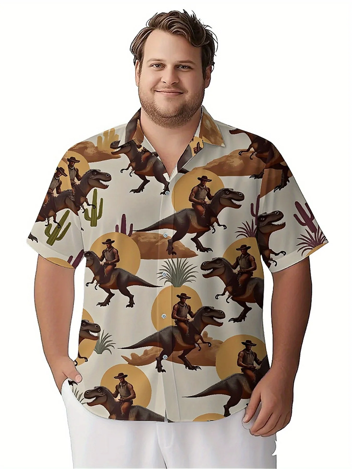 Мужские гавайские рубашки больших - Фотография_3