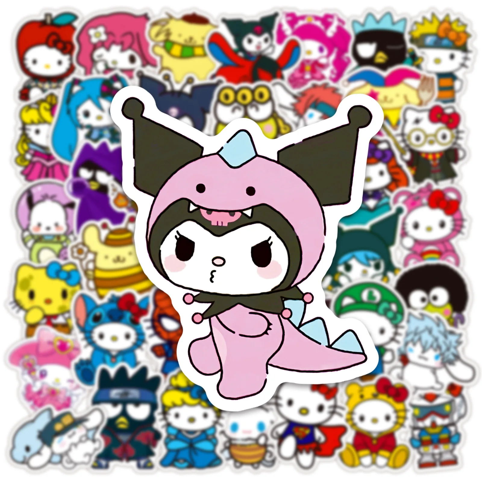 Наклейки с граффити sanrio для косплея