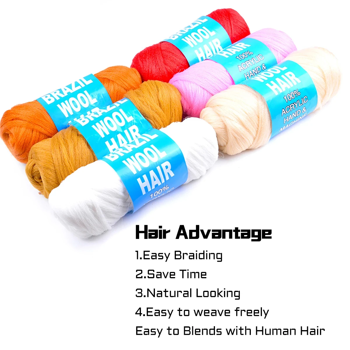 Бразильские шерстяные волосы - Фотография_2