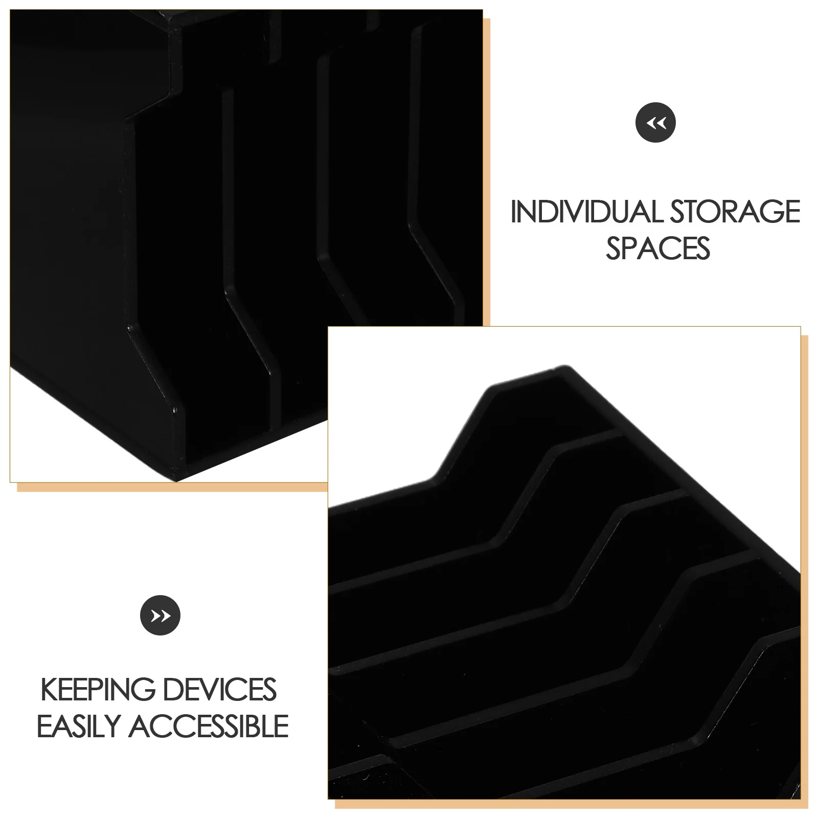 Акриловый настольный органайзер с 5 слотами - Фотография_4