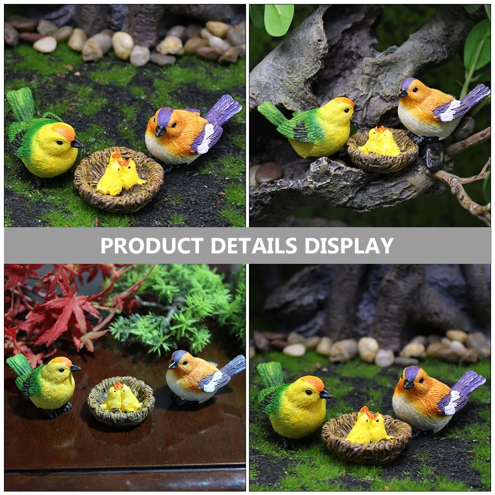 Имитация птиц, орнамент