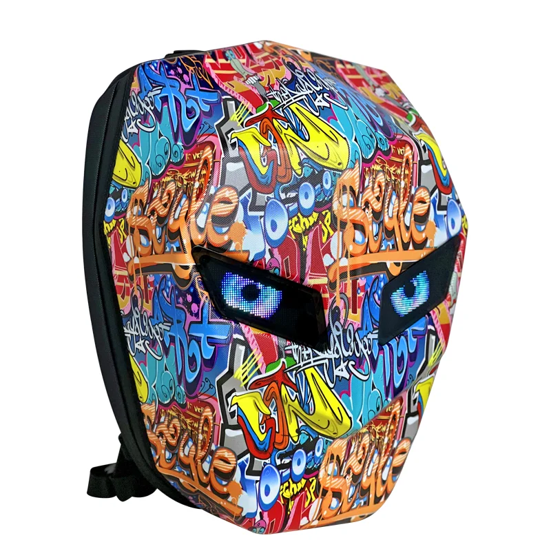 Портативный дорожный светодиодный рюкзак для езды на мотоцикле