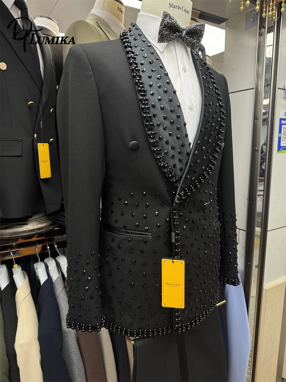 Dtlumika высококачественный мужской костюм из двух предметов - Фотография_3