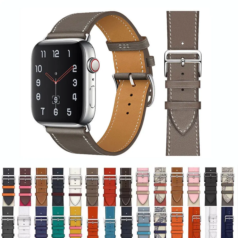 Кожаные ремешки для часов apple watch