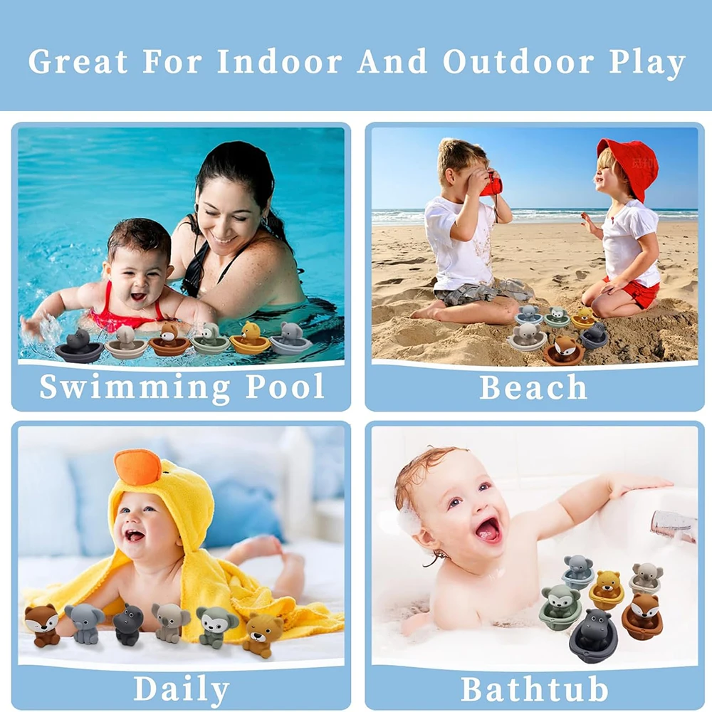 Игрушки для ванной плавающие лодки - Фотография_4