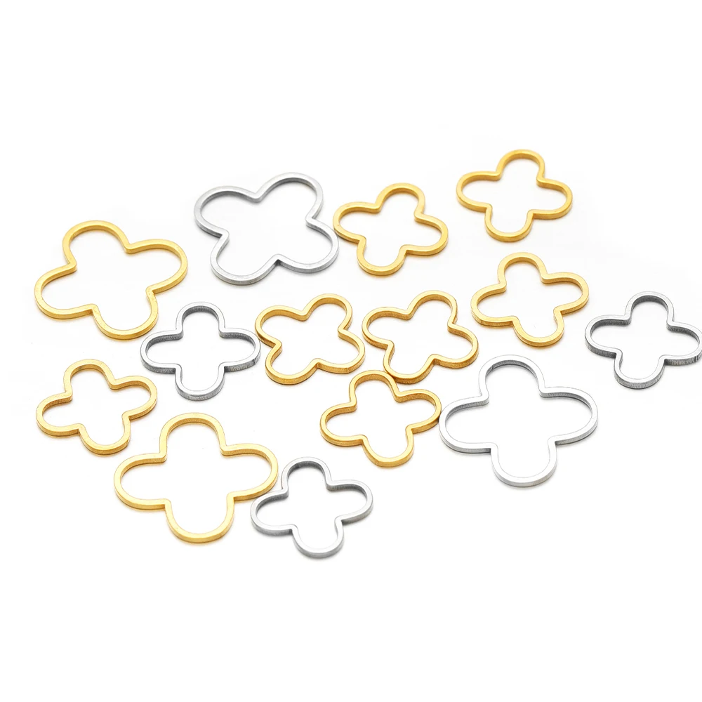 Подвески с четырьмя листьями и цветами - Фотография_2