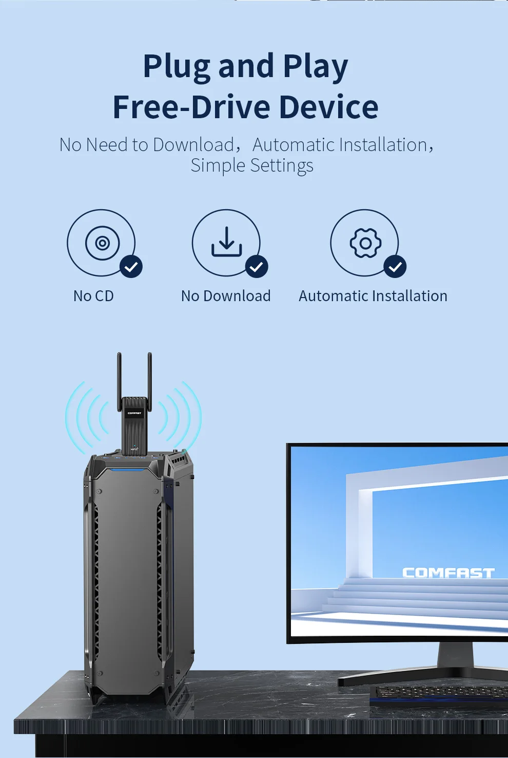 Адаптер comfast ax900 wifi6 bt5.3 2 - Фотография_4