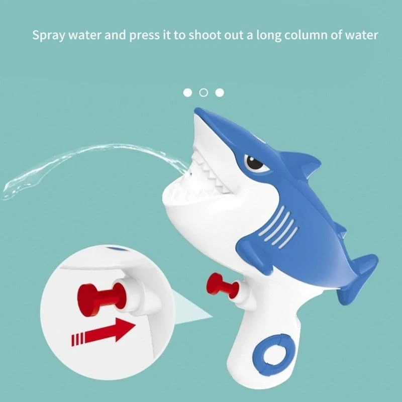 Advanced cartoon shark water squirter