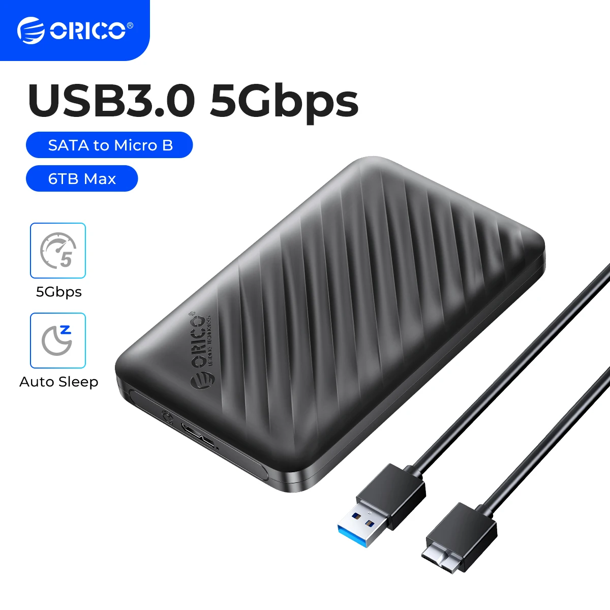 Корпус orico usb3.0 5 гбит/с для жесткого диска 2