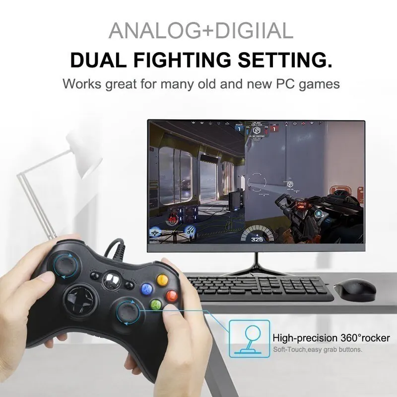 Проводной игровой контроллер для xbox 360 - Фотография_3