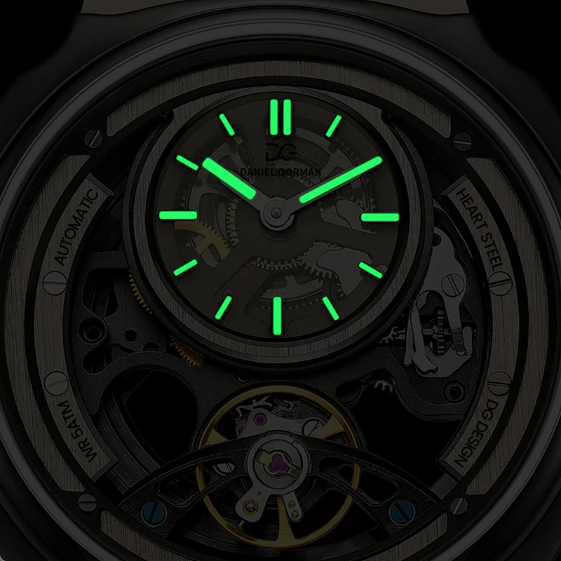 Роскошные автоматические механические часы со скелетом - Фотография_3