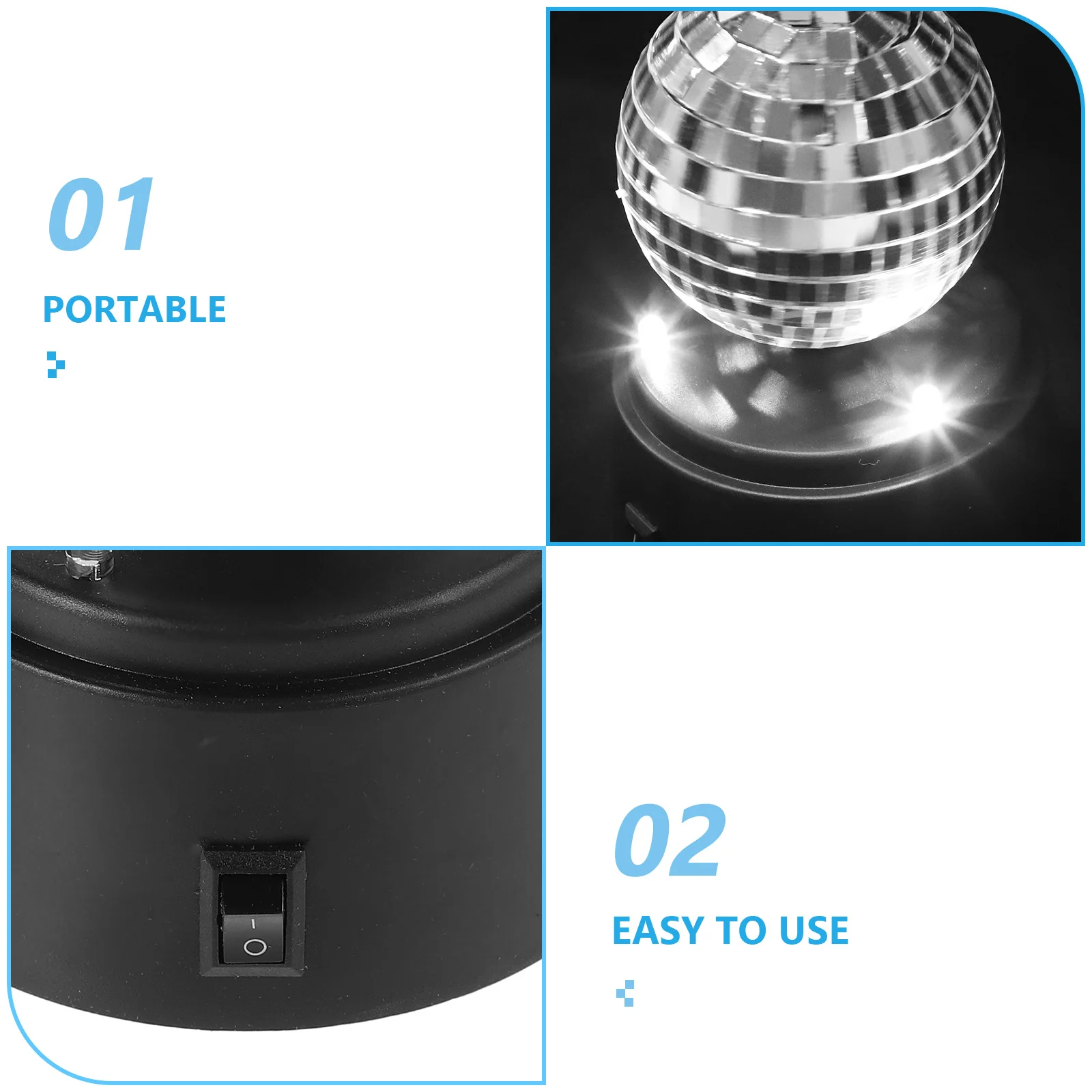 Настольная лампа со стеклянным зеркалом - Фотография_6