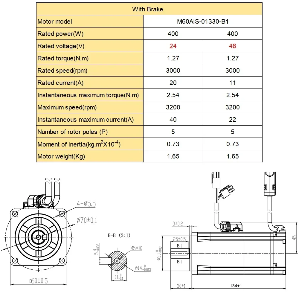 3000rpm комплект привода серводвигателя - Фотография_6