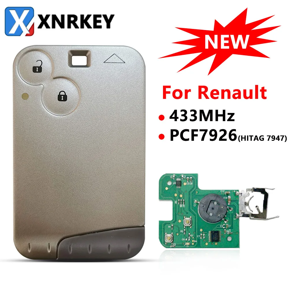 Xnrkey 2-кнопочный смарт-ключ pcf7926