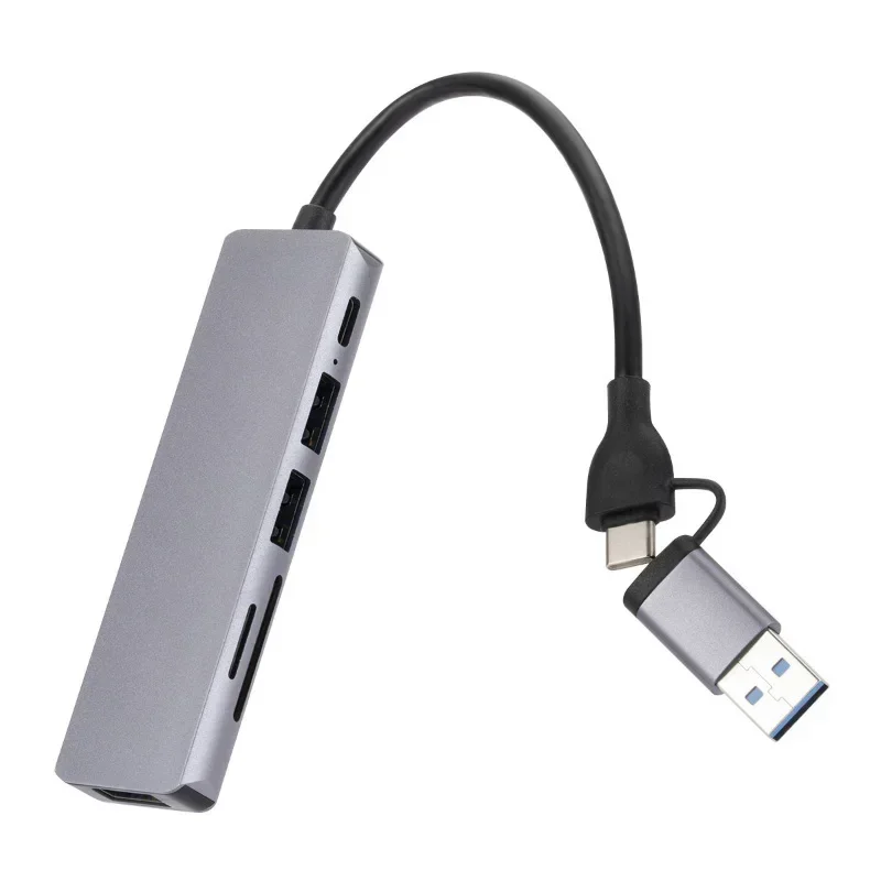 Многофункциональная док-станция 6 в 1 типа c + usb 3.0 2.0 - Фотография_5