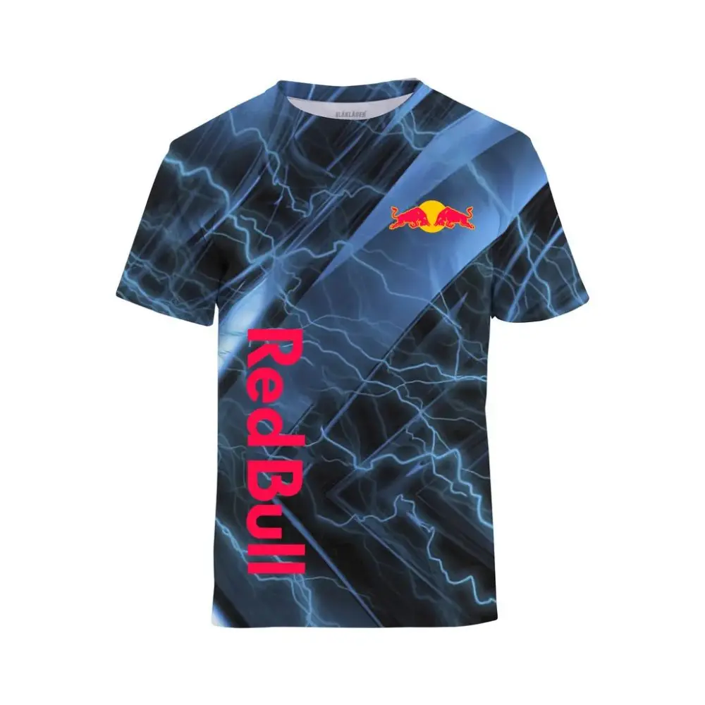 Мужской и женский летний гоночный костюм red bull 2025 года - Фотография_3