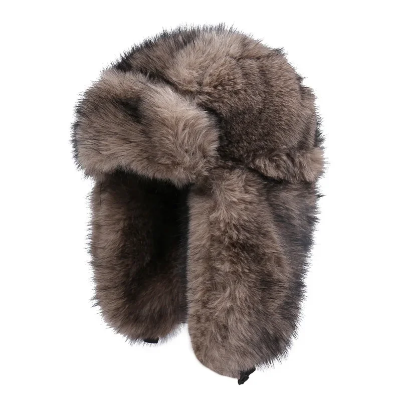 Года, зимняя толстая плюшевая теплая шапка для защиты ушей - Фотография_5