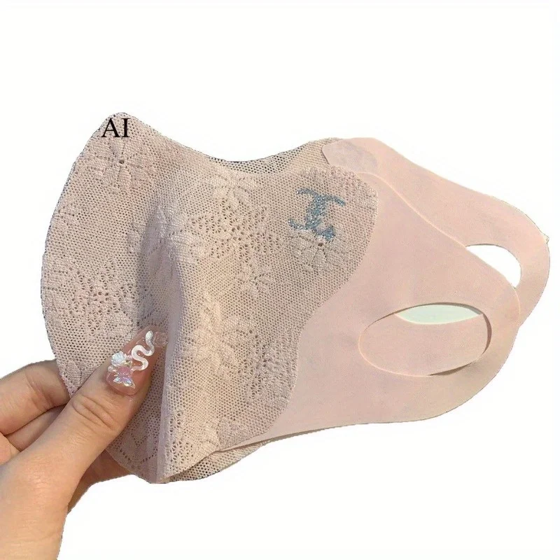 Модная кружевная солнцезащитная маска - Фотография_5