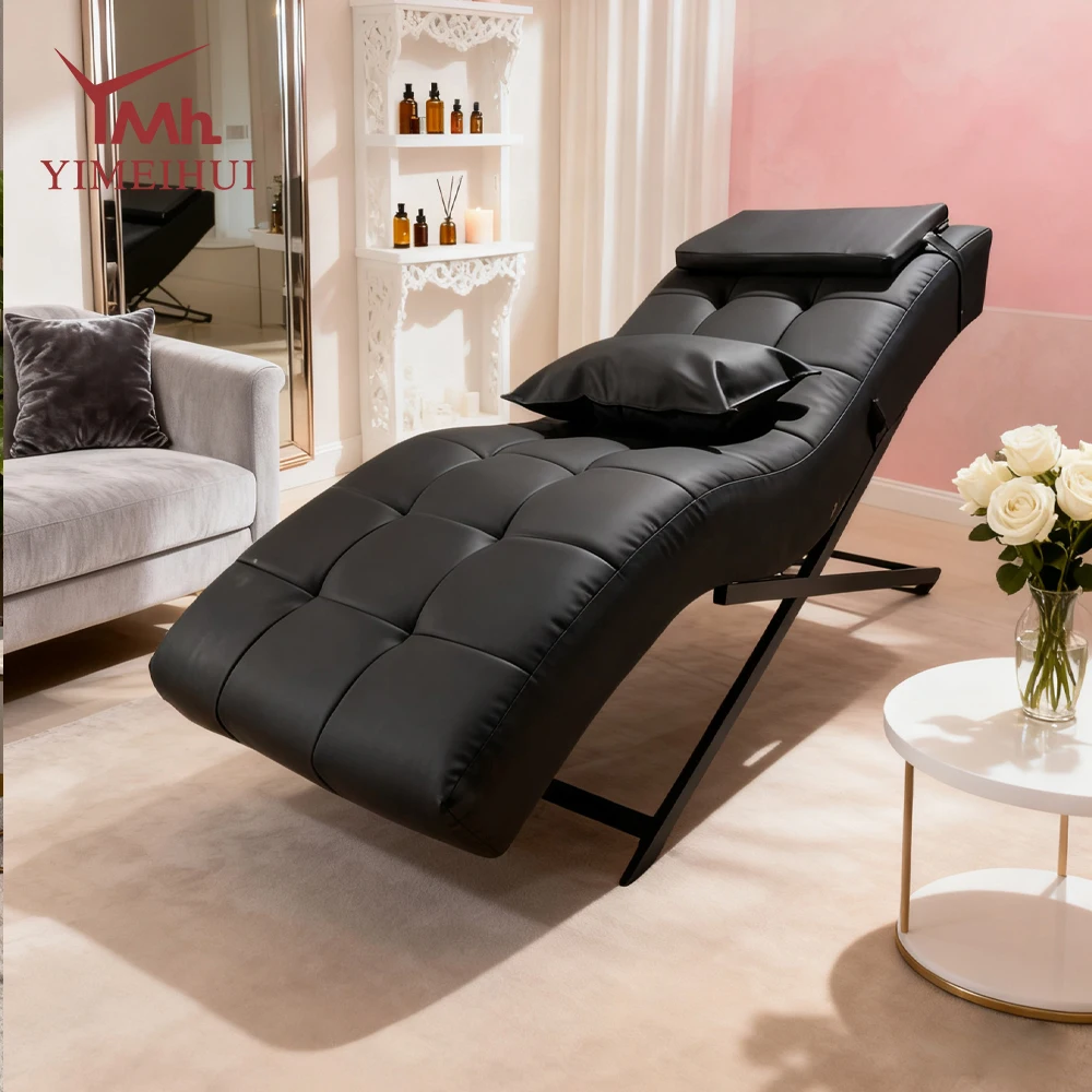 Металлическая массажная кровать с золотой основой - Фотография_4