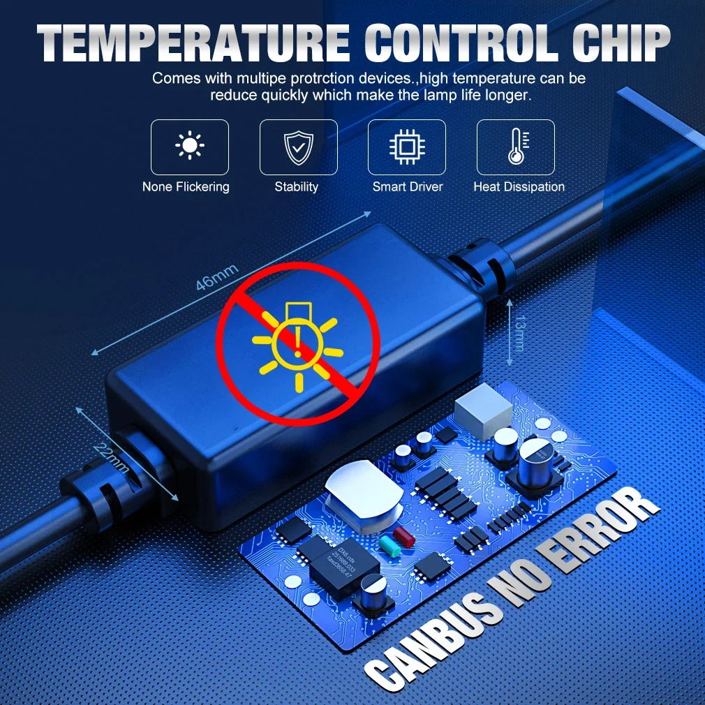 800000 lm canbus h4 h7 h1 led h8 - Фотография_3