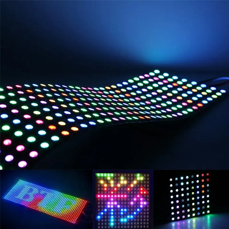 Панель пиксельная ws2815 rgb 8x8 16x16 8x32 - Фотография_4
