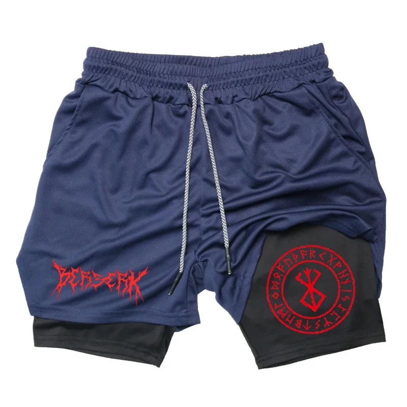 Мужские двухслойные шорты - Фотография_5