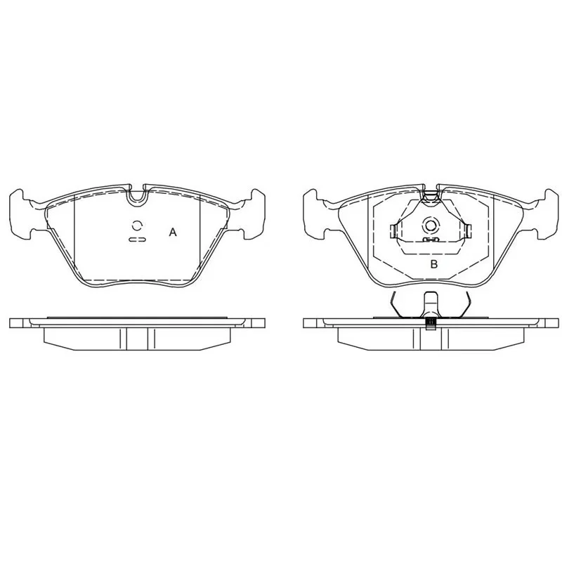 Тормозные колодки для bmw oe d394