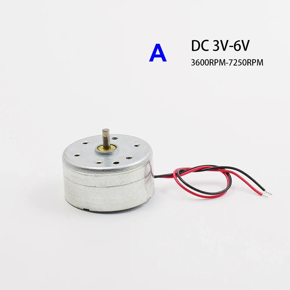 Micro 24 мм круглый rf-300 круглый двигатель постоянного тока 3 в-12 в 3 - Фотография_3