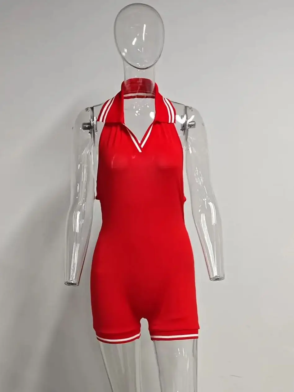 Weird puss комбинезон с открытой спиной и лямкой на шее - Фотография_6