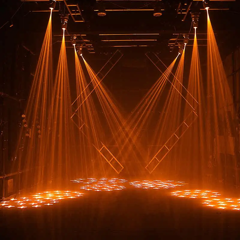 Светодиодный луч + точка + 18 вращающаяся призма 4 шт - Фотография_6