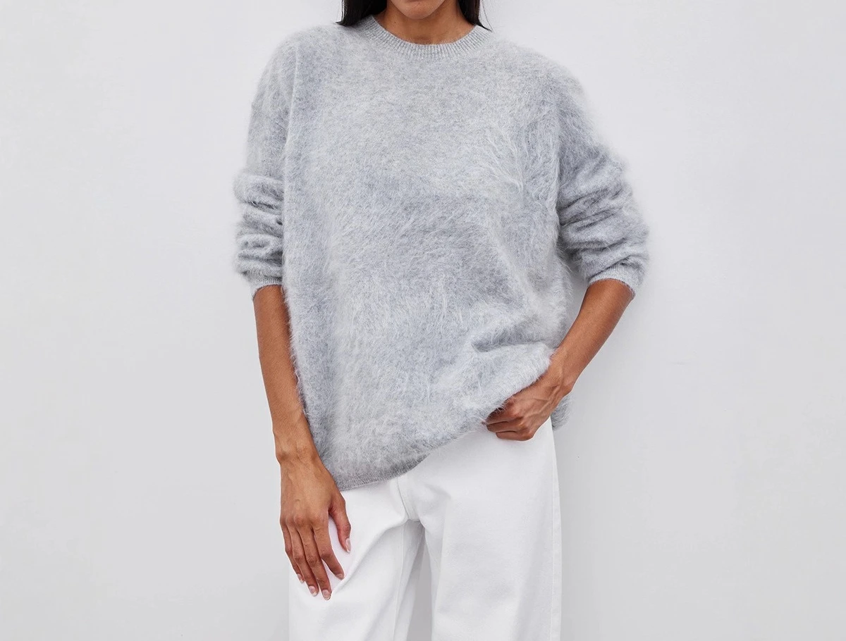 Пуловер с круглым вырезом - Фотография_5