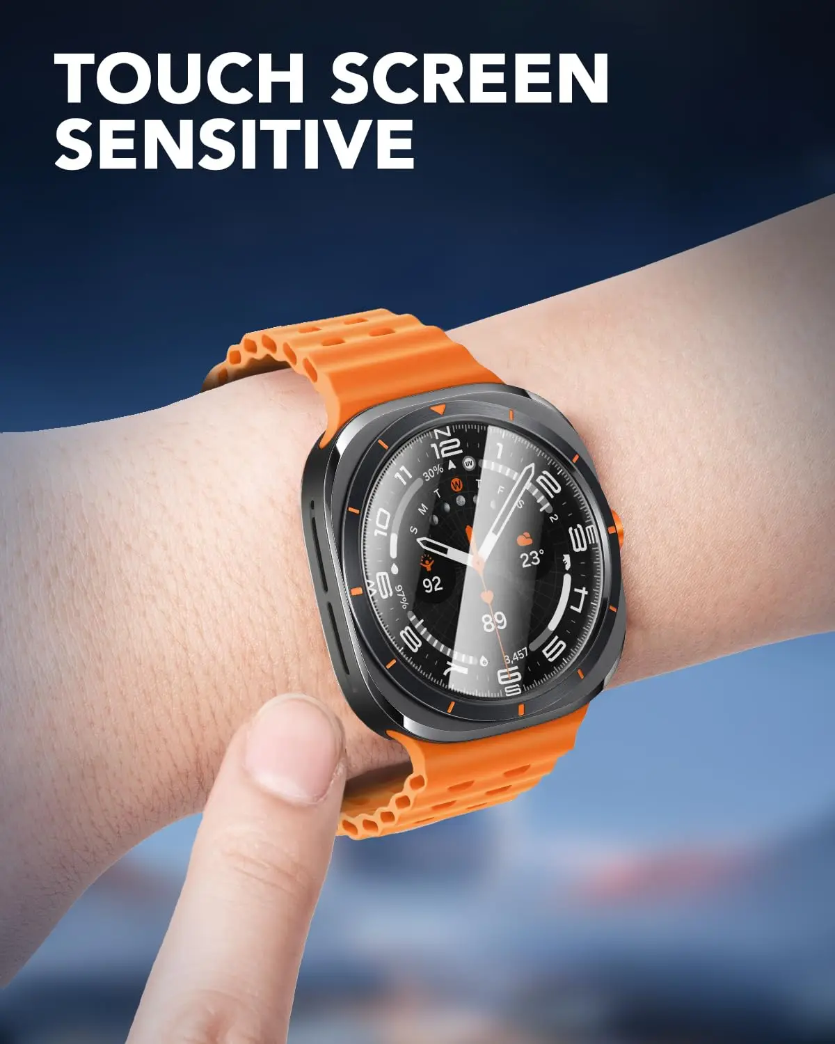 Закаленное стекло для samsung galaxy watch ultra 47 мм - Фотография_4