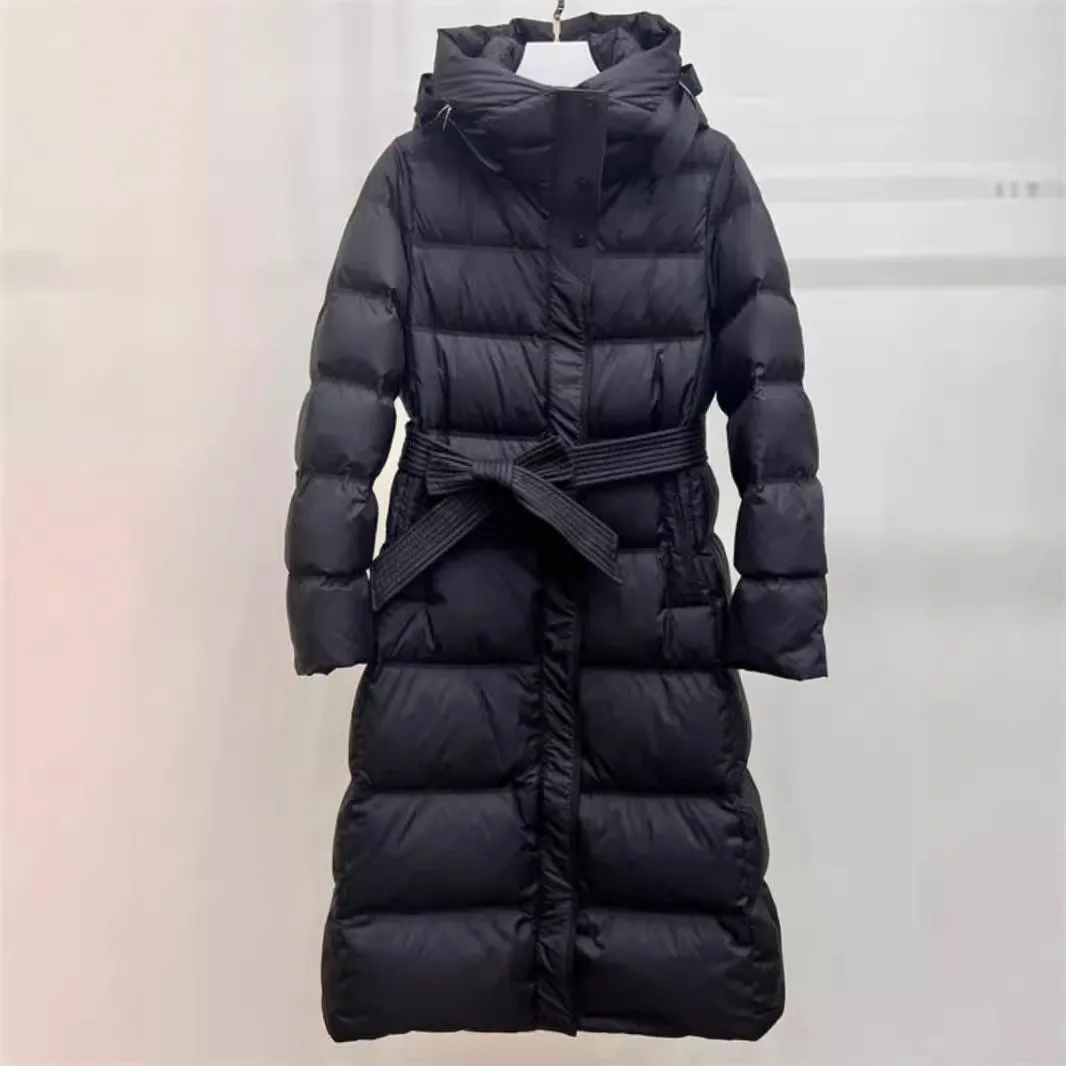 Женский длинный пуховик - Фотография_4