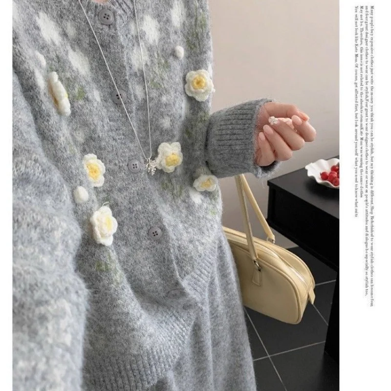 Корейский комплект с цветочной вышивкой - Фотография_5