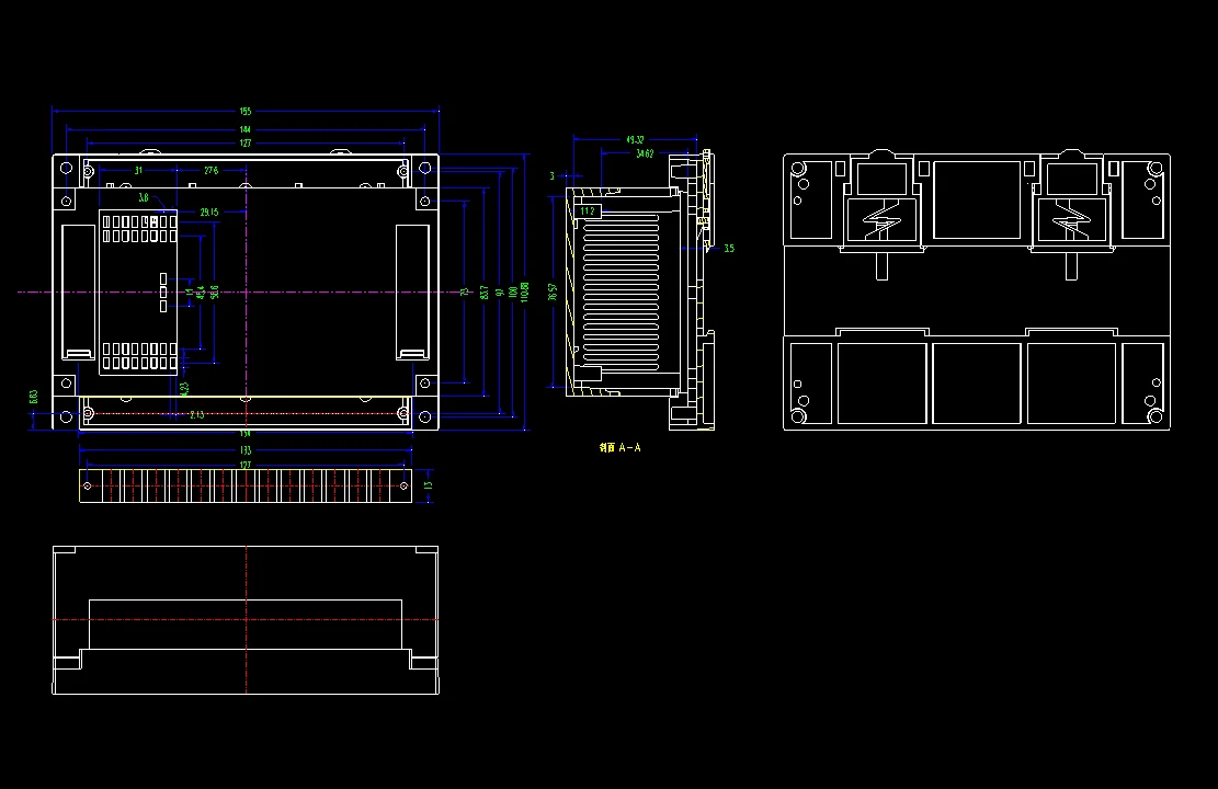 Lk-plc08 din abs plc пластиковый - Фотография_6