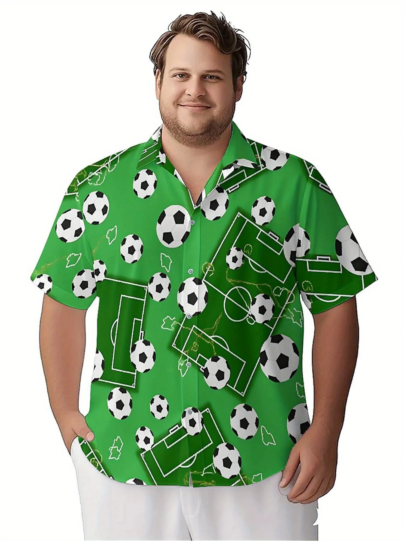 Мужские гавайские рубашки больших размеров - Фотография_4