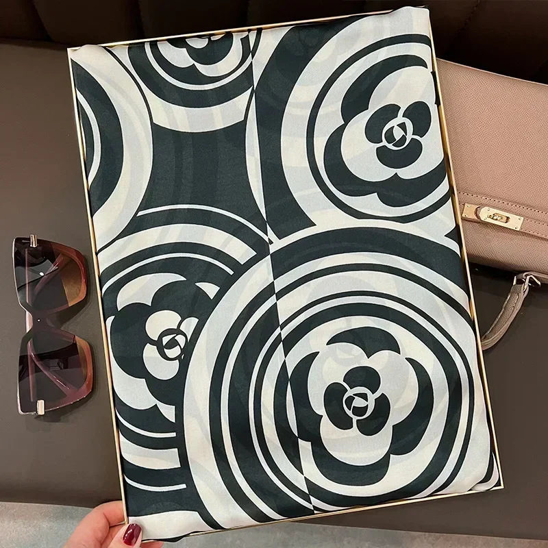 Весенне-осенний новый роскошный женский шарф - Фотография_4