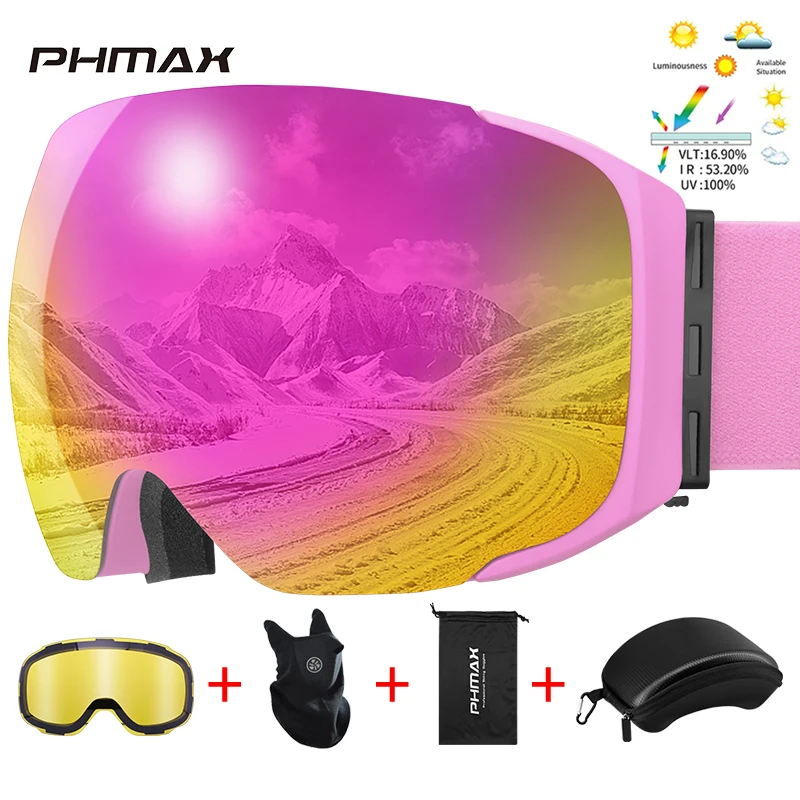 Лыжные очки phmax pro uv400