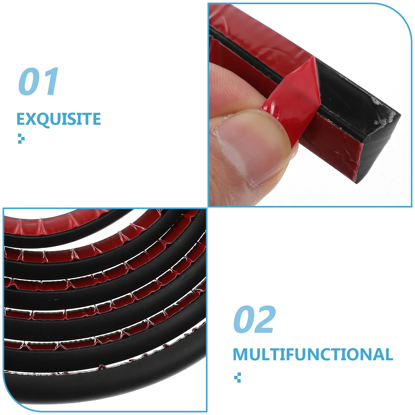 3-метровая четверть пвх круглая накладка - Фотография_5