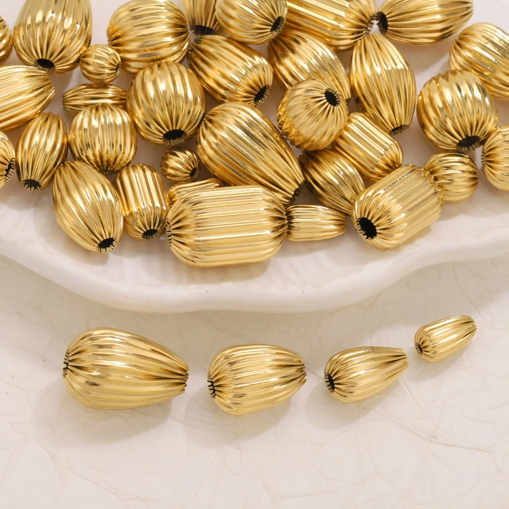 5pcs stainless steel 18k gold big - Фотография_4