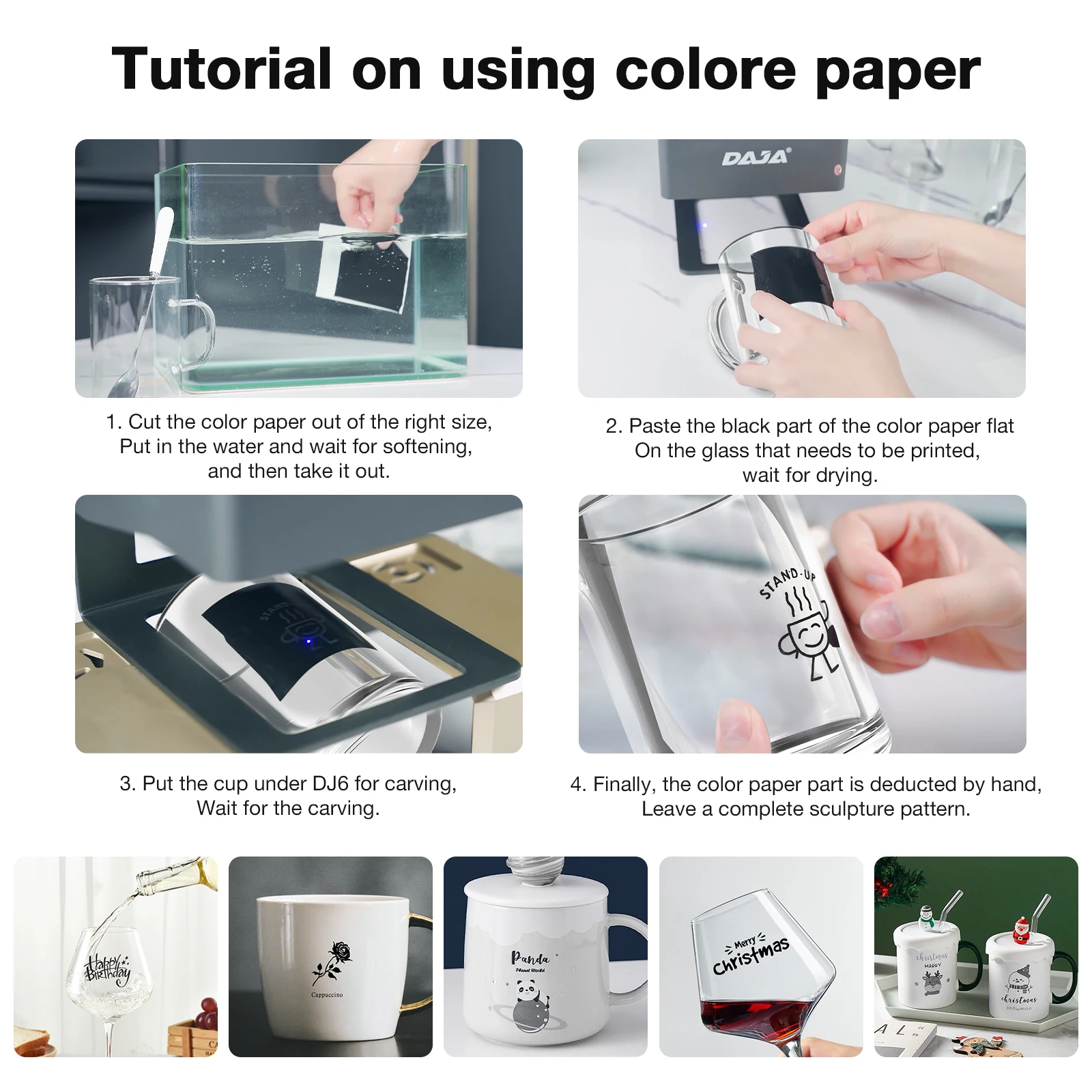 Цветная бумага daja для лазерного гравировального станка - Фотография_3