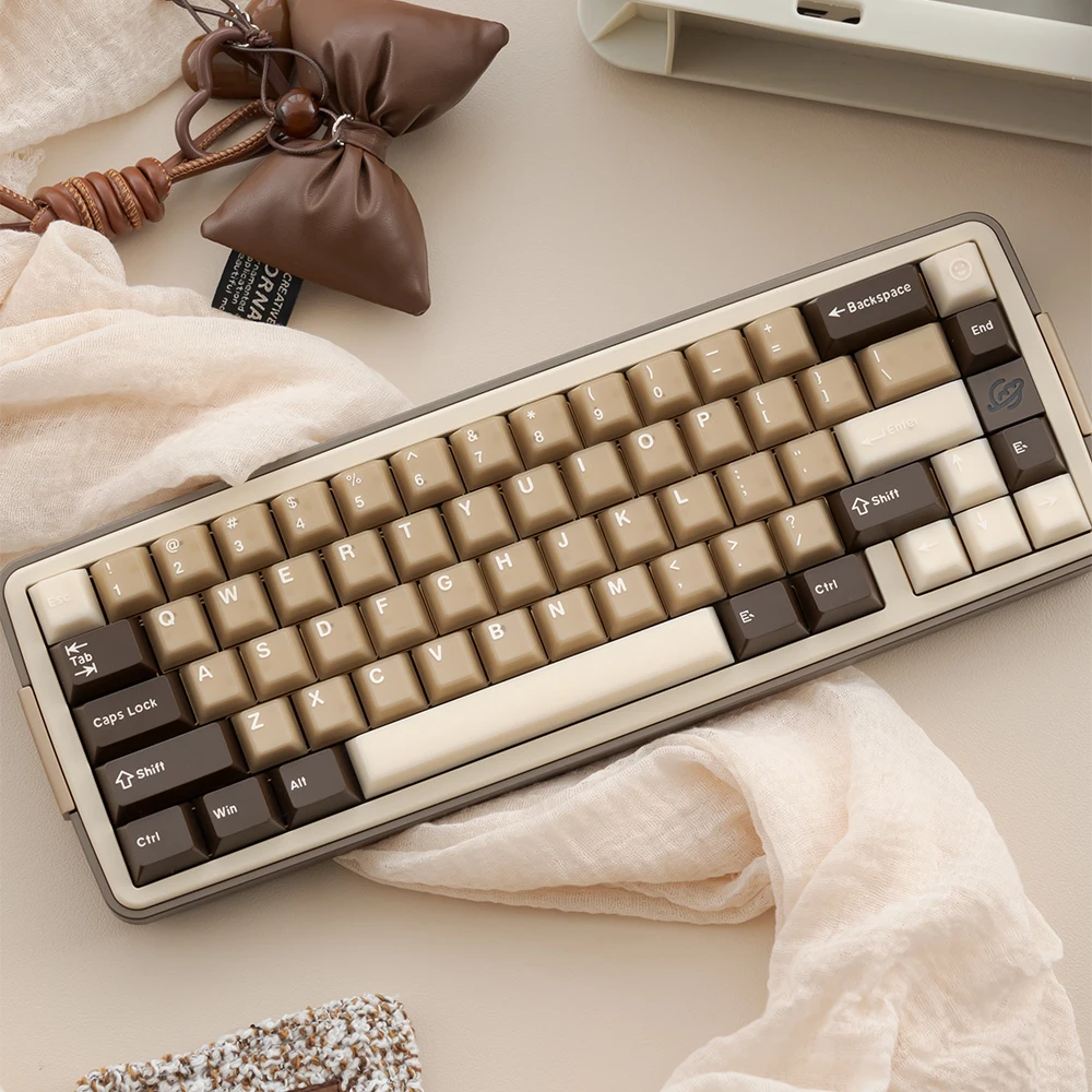 164 клавиши latte coffee keycaps - Фотография_5