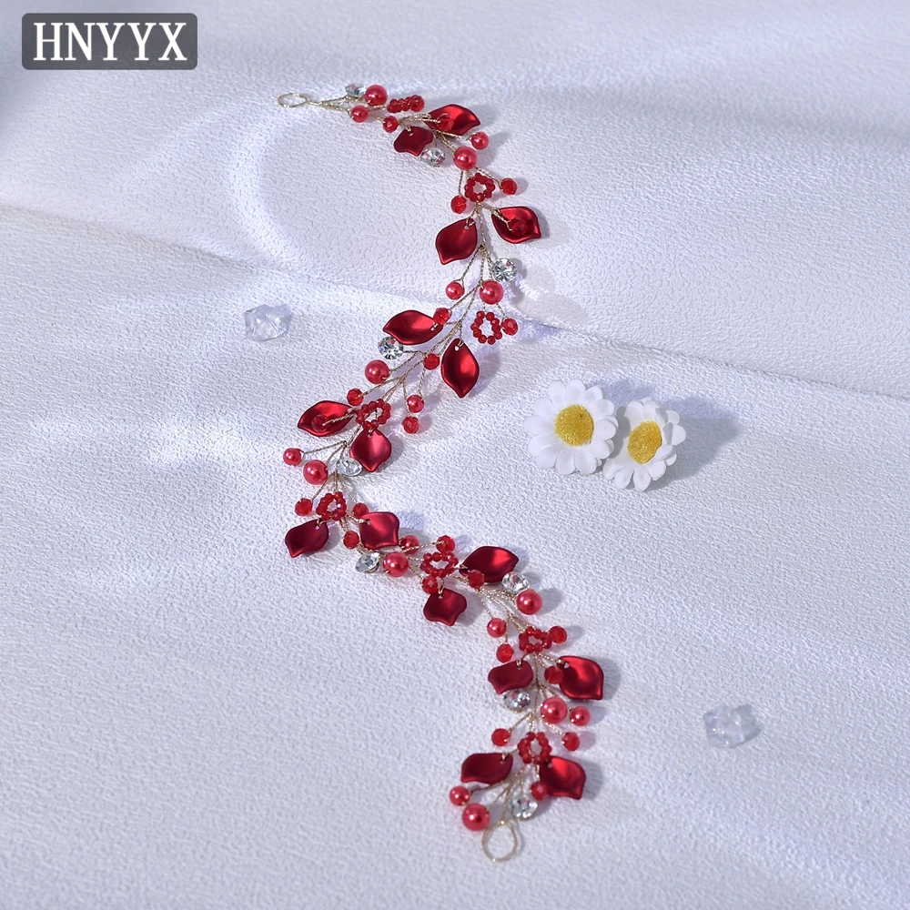 Youlapan свадебная повязка на голову со стразами ручной работы - Фотография_5