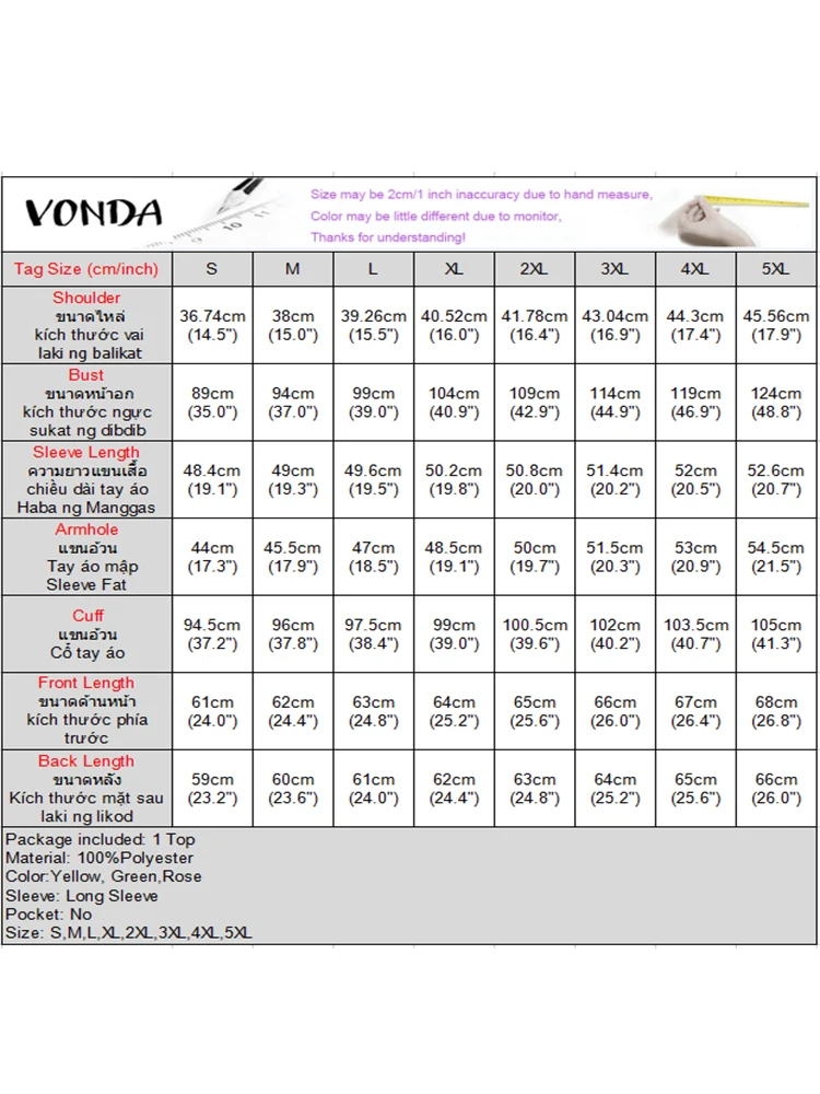 Vonda блузки с принтом 2024 - Фотография_6