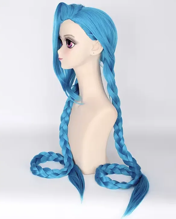 Lol arcane jinx косплей парики - Фотография_2