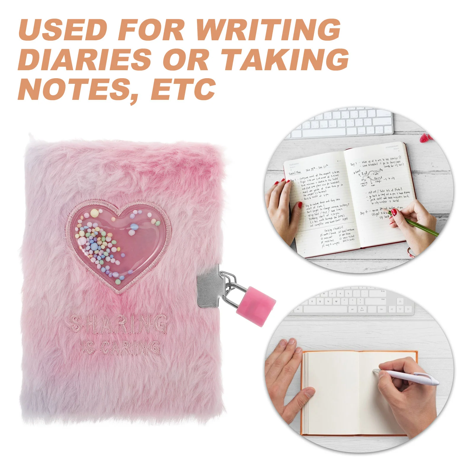 Запираемый журнал в форме сердца - Фотография_3