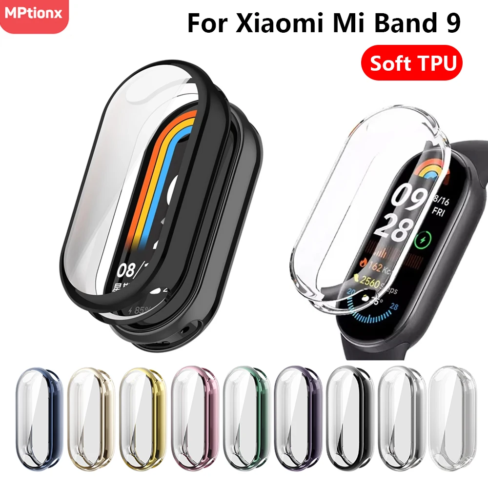 Защитный чехол из тпу для xiaomi band 9