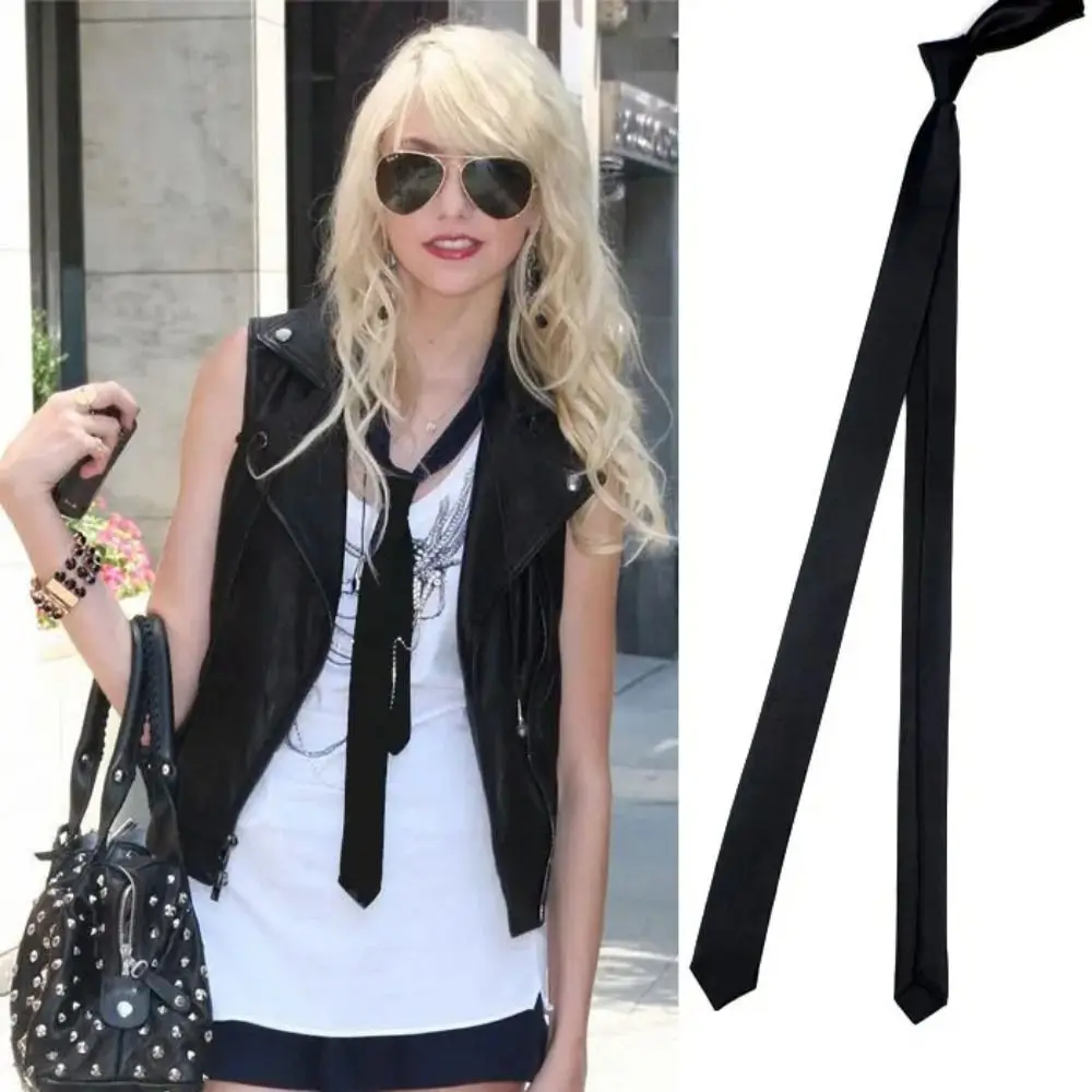 Новый сатиновый супертонкий галстук 3 см