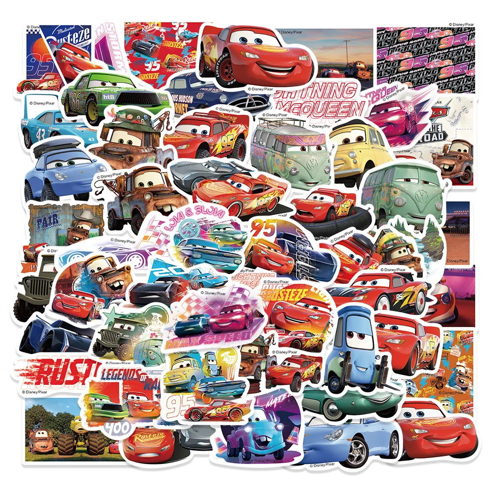 Наклейки disney cars lightning mcqueen - Фотография_3