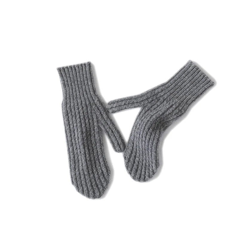 Djzdsm женские вязаные перчатки из 100% кашемира - Фотография_5